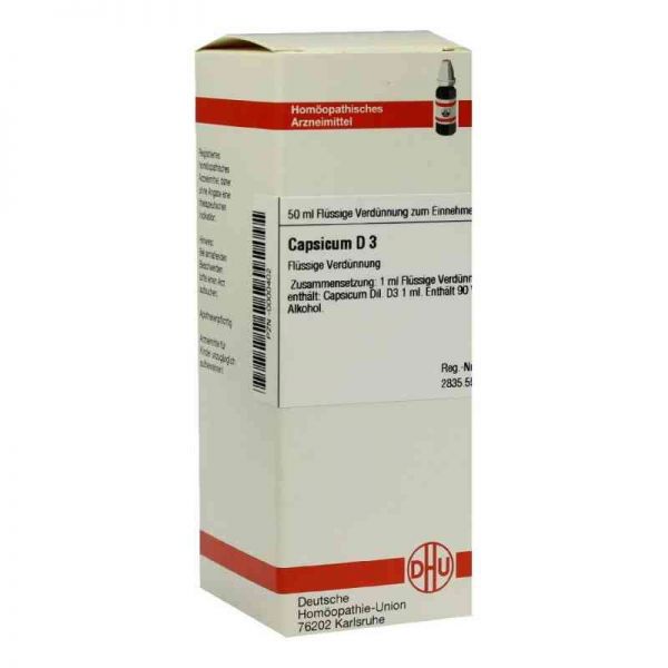 Capsicum D 3 Dilution (50 ml)