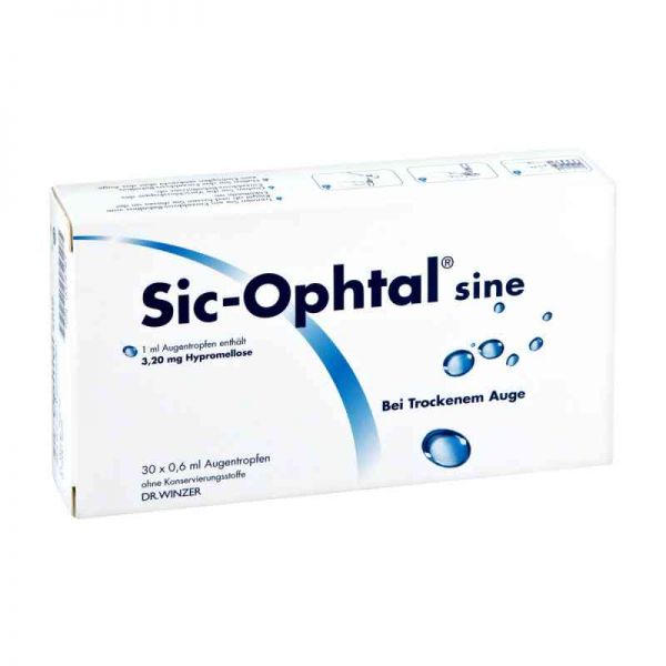 Sic Ophtal sine Augentropfen Augentropfen (30X0.6 ml)