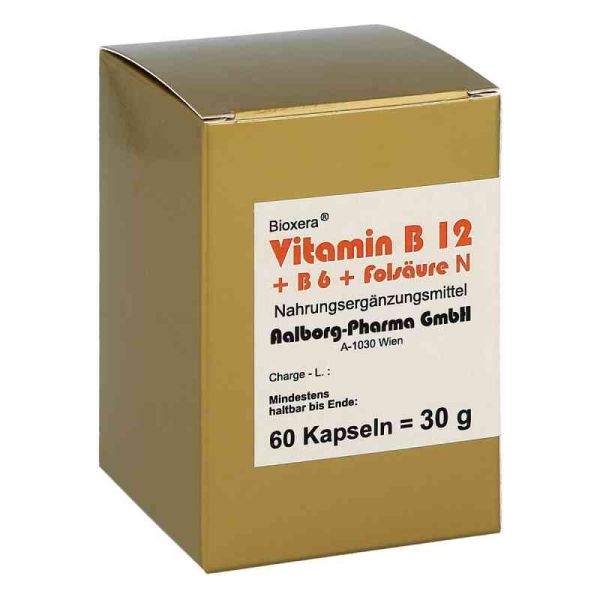 Vitamin B12 + B6 + Folsäure Komplex N Kapseln (60 stk)