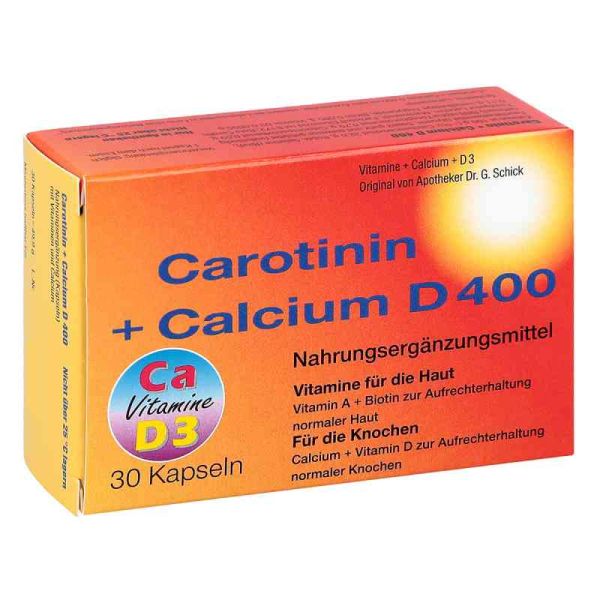 Carotinin + Calcium D 400 Kapseln (30 stk)