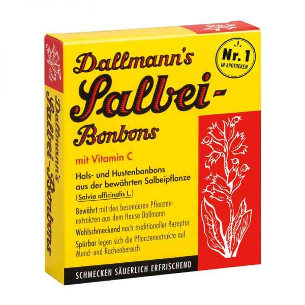 Dallmann's Salbeibonbons mit Vitamin C . (20 stk)