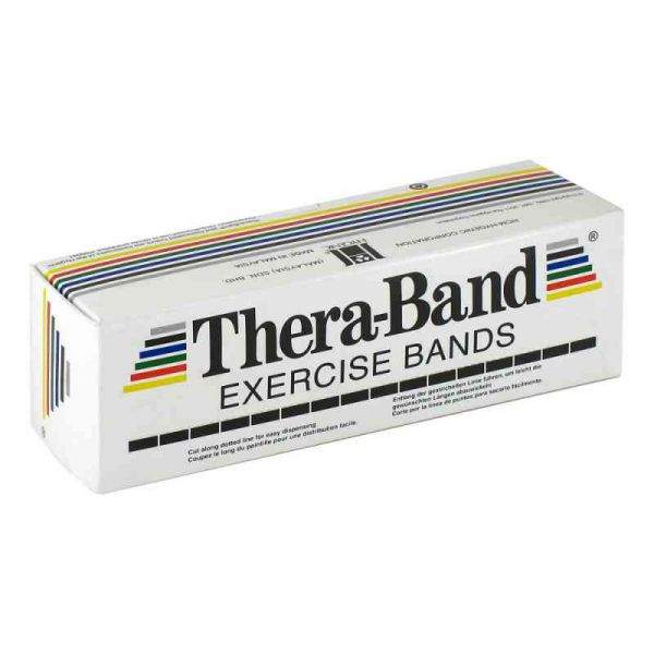 Thera Band übungsband 5,5m rot mittel stark (1 stk)