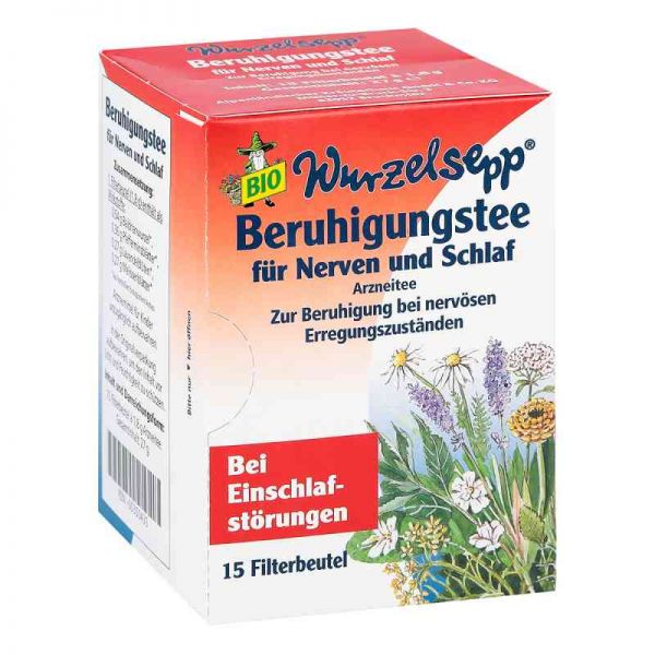 Wurzelsepp Beruhigungstee für Nerven und Schlaf (15 stk)