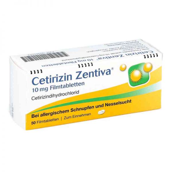 Cetirizin Zentiva 10mg (50 stk)