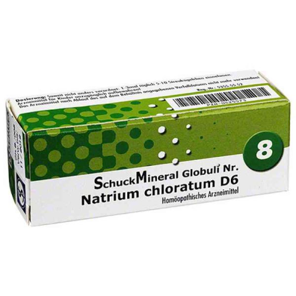 Schuckmineral Globuli 8 Natrium chloratum D6 (7.5 g)