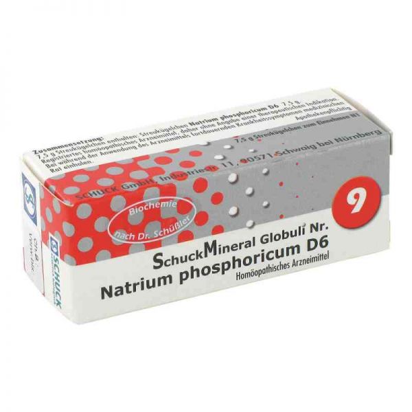 Schuckmineral Globuli 9 Natrium phosphoricum D6 (7.5 g)