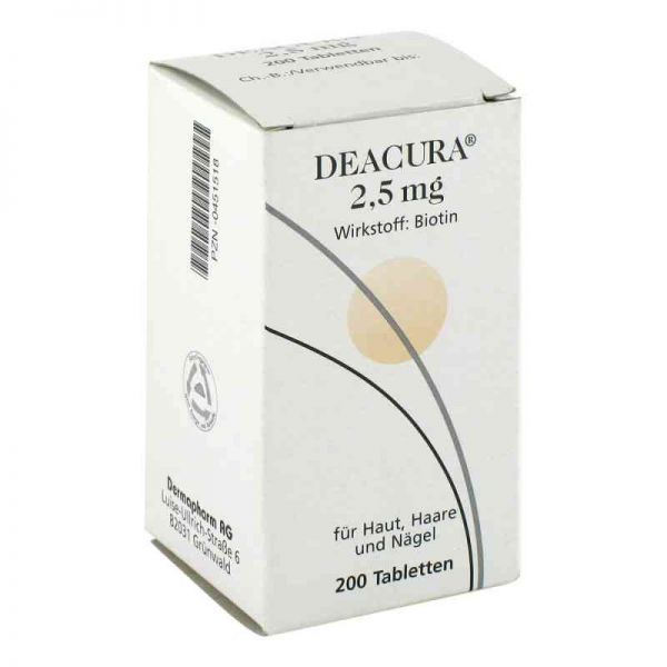 Deacura 2,5 mg Tabletten (200 stk)