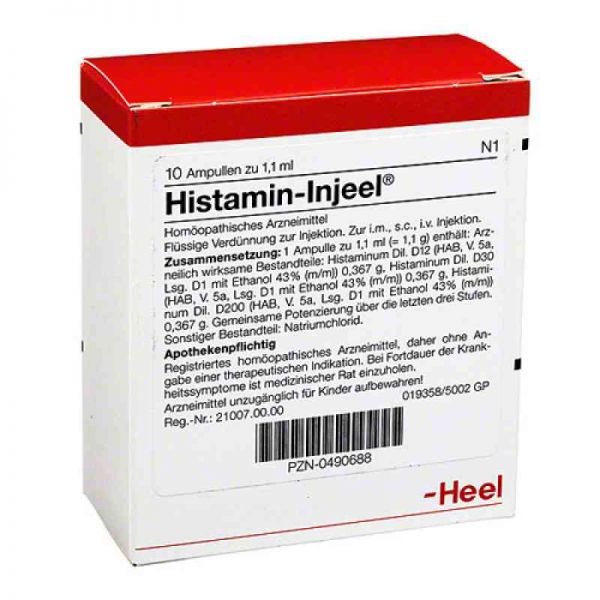 Histamin Injeel Ampullen (10 stk)