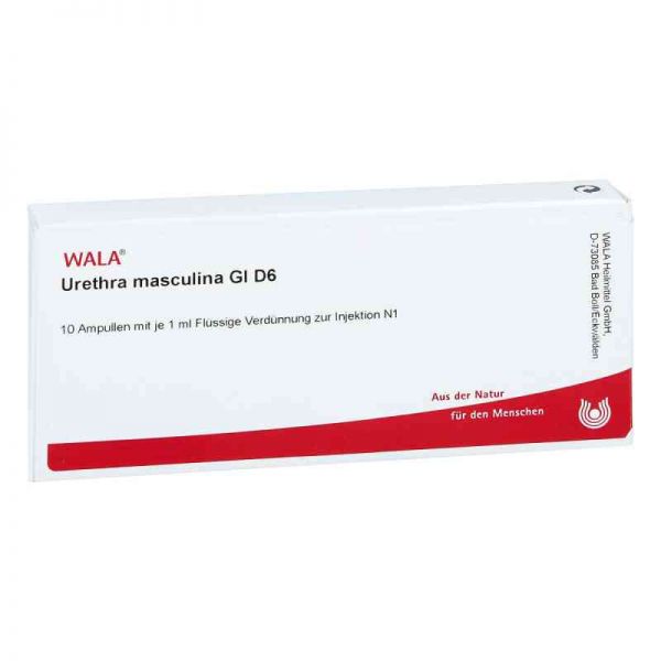 Urethra Masculina Gl D 6 Ampullen (10X1 ml)