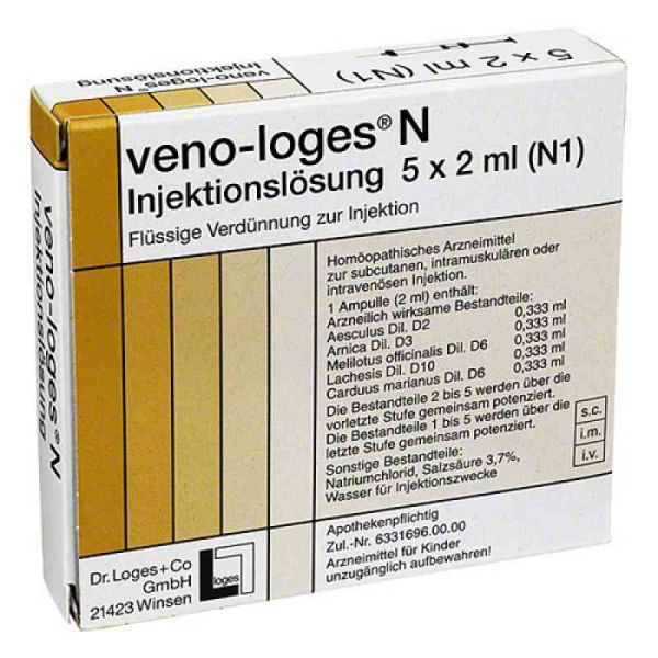 Veno Loges N Injektionslösung Ampullen (5X2 ml)