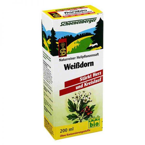 Weißdornsaft Schoenenberger (200 ml)