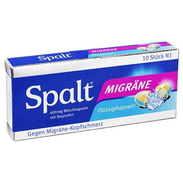 Spalt Migräne 400mg Weichkapseln (10 stk)