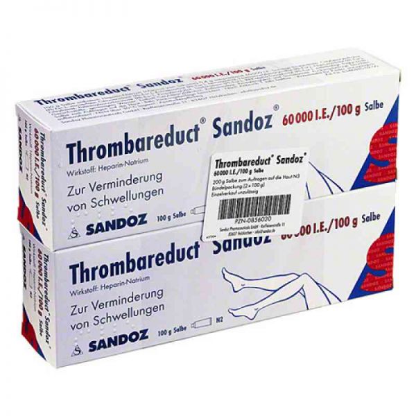 Thrombareduct Sandoz 60000 I.E./100g (200 g)