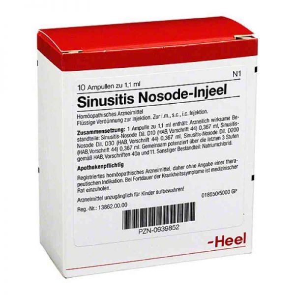 Sinusitis Nosode Injeel Ampullen (10 stk)