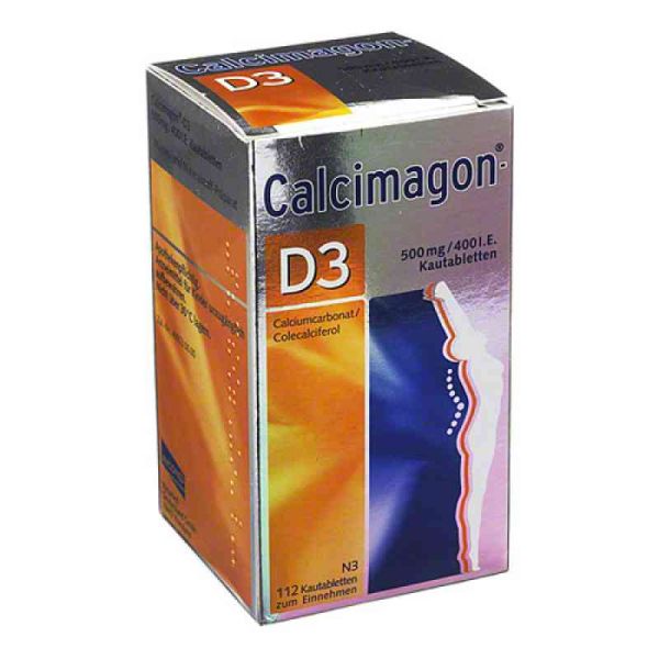 Calcimagon-D3 500mg/400 I.E. (112 stk)