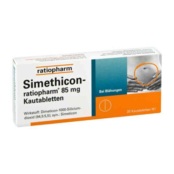 Simethicon-ratiopharm 85mg (20 stk)