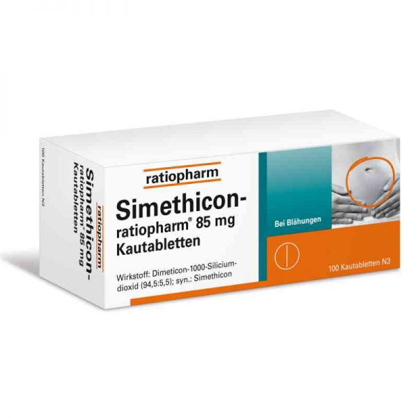 Simethicon-ratiopharm 85mg (100 stk)