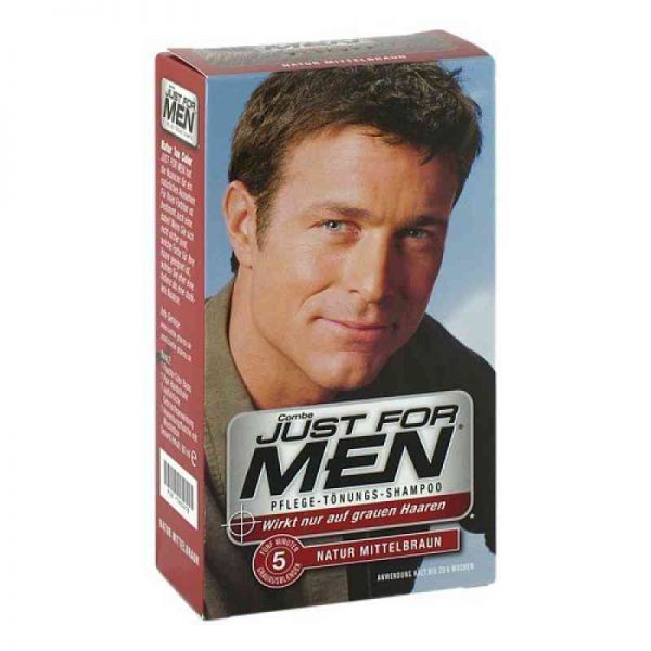 Just for men Tönungsshampoo mittelbraun (60 ml)