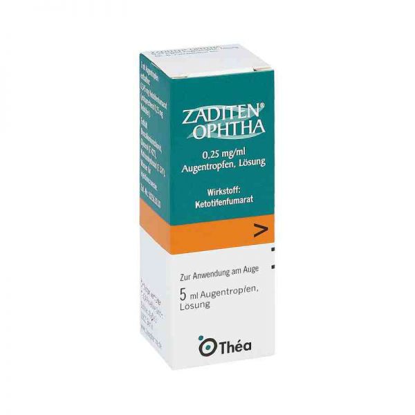 ZADITEN ophtha 0,25mg/ml (1X5 ml)