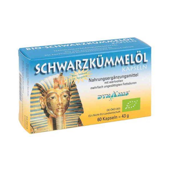 Schwarzkümmel Bio ägypt. Kapseln (60 stk)