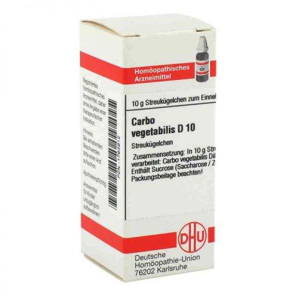 Carbo Vegetabilis D 10 Globuli (10 g)