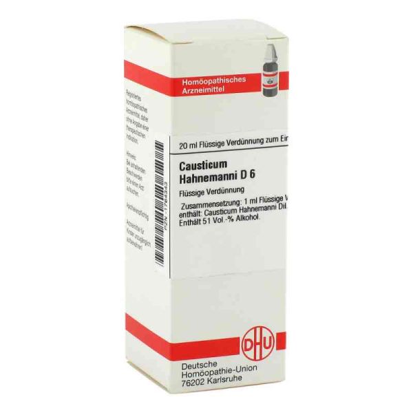 Causticum Hahnemanni D 6 Dilution (20 ml)