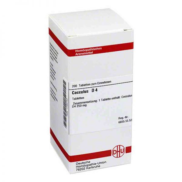 Cocculus D 4 Tabletten (200 stk)