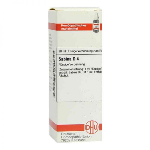 Sabina D 4 Dilution (20 ml)