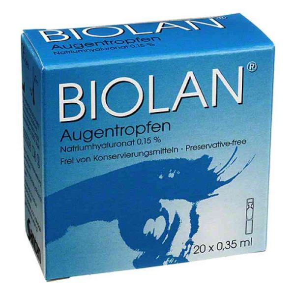 Biolan Augentropfen Einzeldosispipetten (20X0.35 ml)