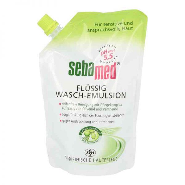 Sebamed flüssig Waschemulsion mit Olive Nachfüllpackung p. (400 ml)