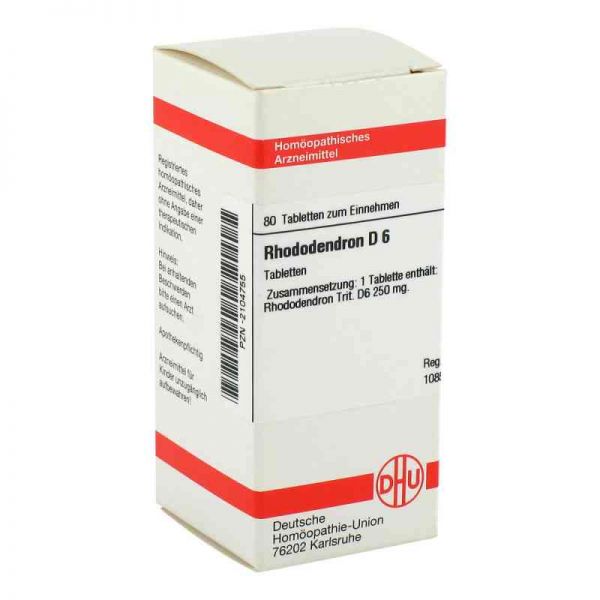 Rhododendron D 6 Tabletten (80 stk)