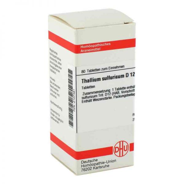 Thallium Sulf. D 12 Tabletten (80 stk)