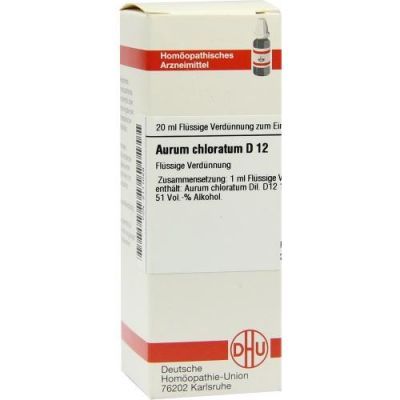 Aurum Chloratum D 12 Dilution (20 ml)