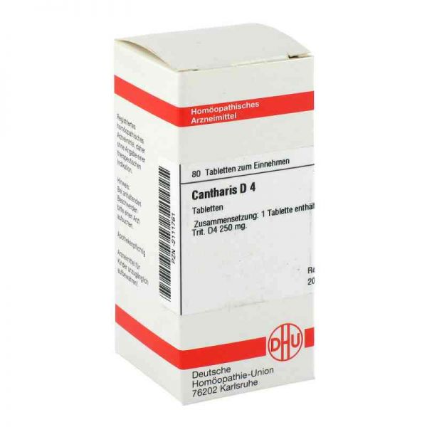 Cantharis D 4 Tabletten (80 stk)