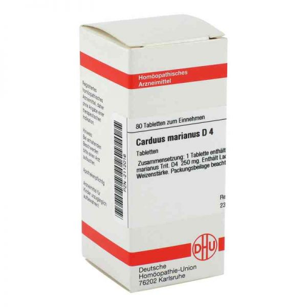 Carduus Marianus D 4 Tabletten (80 stk)