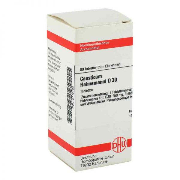 Causticum Hahnemanni D 30 Tabletten (80 stk)