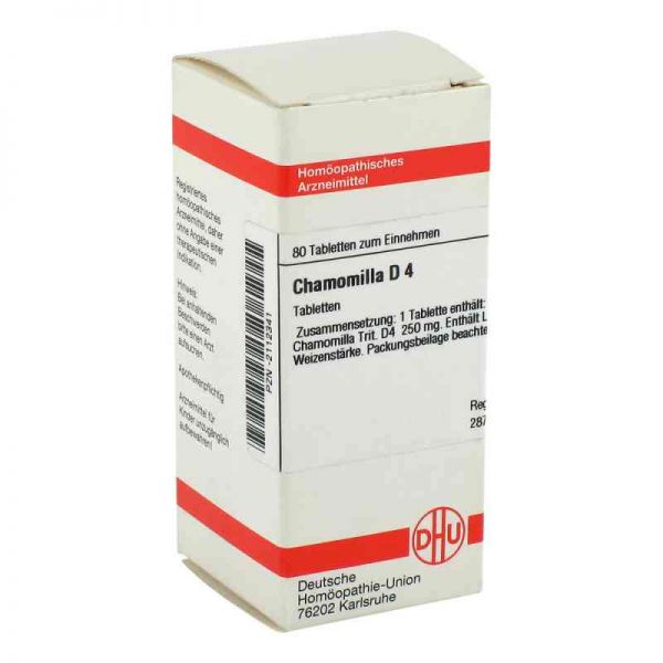 Chamomilla D 4 Tabletten (80 stk)