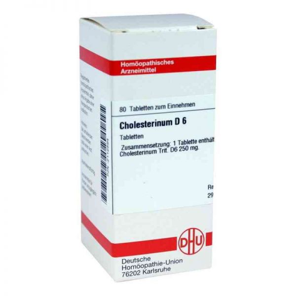 Cholesterinum D 6 Tabletten (80 stk)