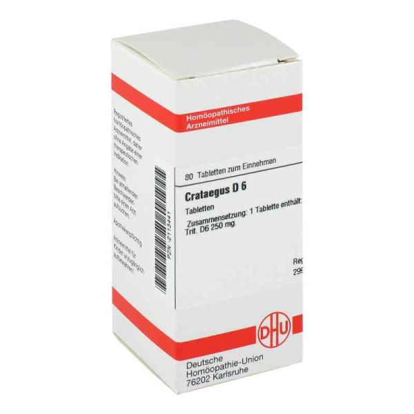 Crataegus D 6 Tabletten (80 stk)