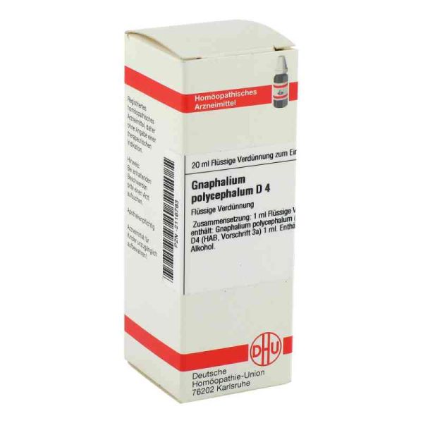 Gnaphalium Polyceph. D 4 Dilution (20 ml)