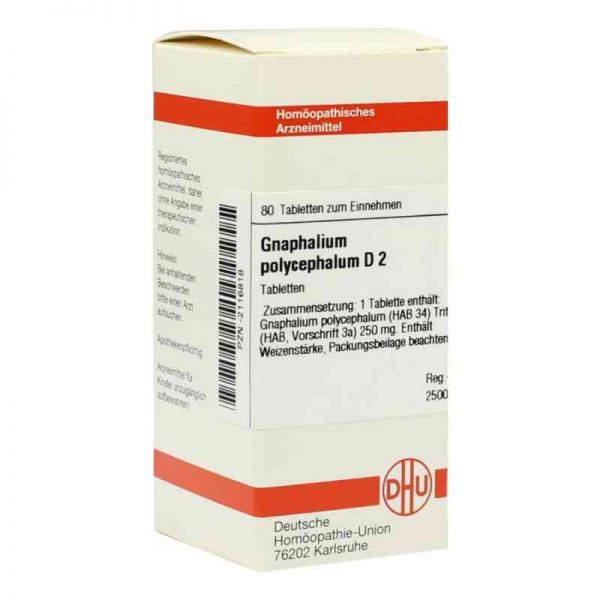 Gnaphalium Polyceph. D 2 Tabletten (80 stk)