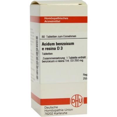 Acidum Benzoicum E.res. D 3 Tabletten (80 stk)