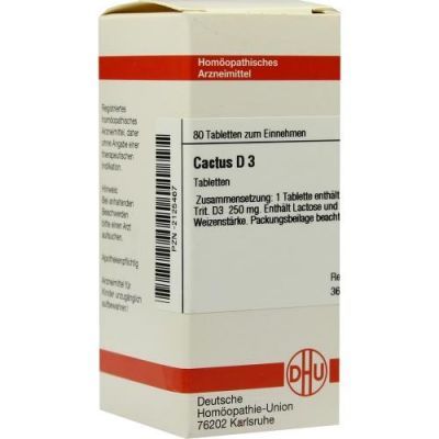 Cactus D 3 Tabletten (80 stk)