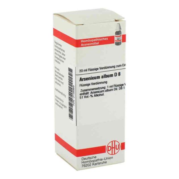 Arsenicum Album D 8 Dilution (20 ml)