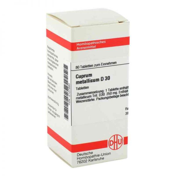 Cuprum Metallicum D 30 Tabletten (80 stk)