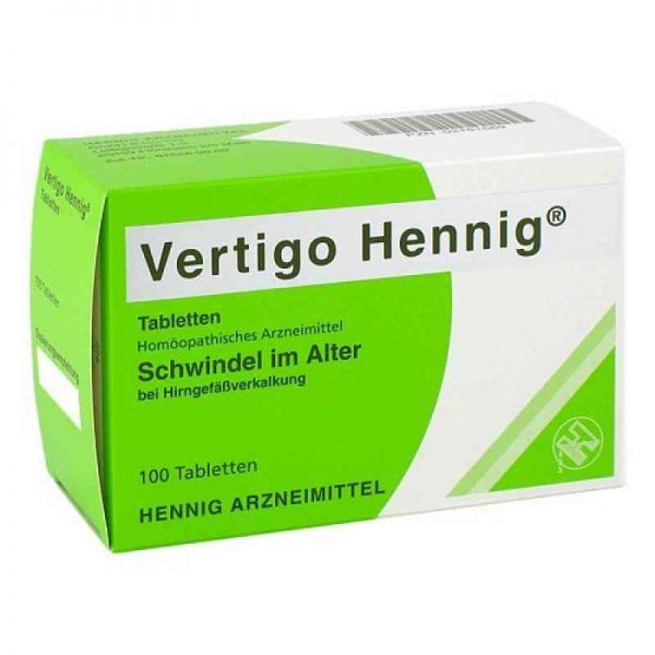 Vertigo Hennig Tabletten (100 stk)