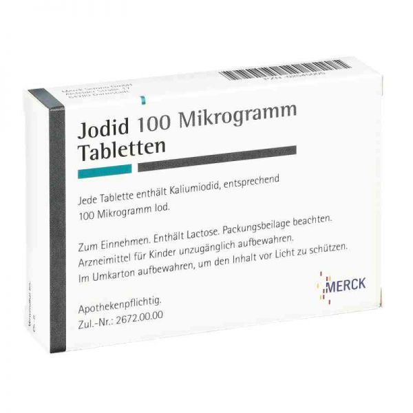 Jodid 100 Mikrogramm (100 stk)