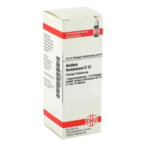 Acidum Formicicum D 12 Dilution (20 ml)