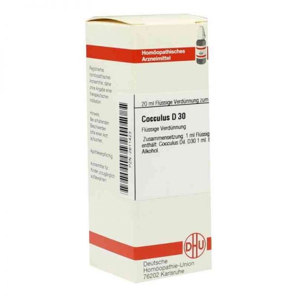 Cocculus D 30 Dilution (20 ml)