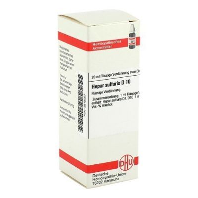 Hepar Sulfuris D 10 Dilution (20 ml)